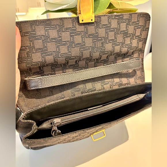 DUNHILL Unisex Pochette Clutch Brown Authentic!!!! - Picture 7 of 13